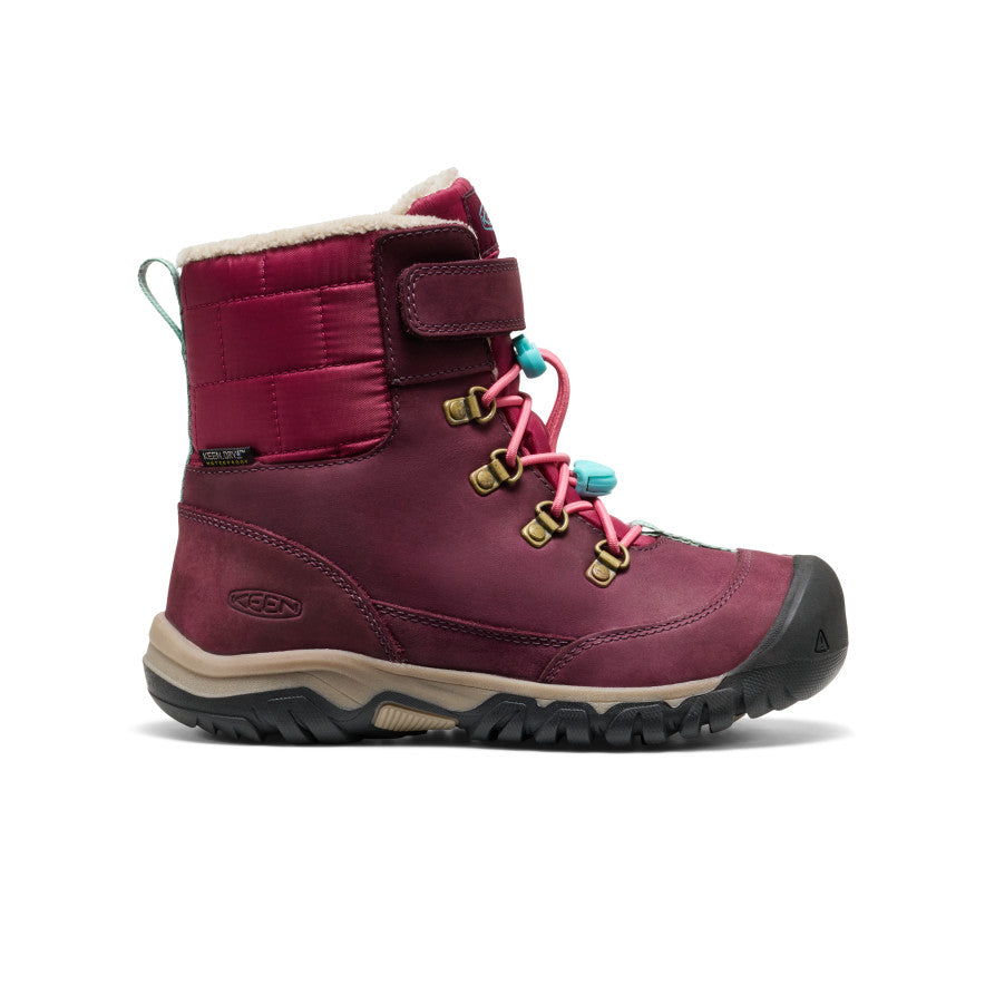 Big Kids' Kanibou Waterproof Winter Boot Fig/Pink Lemonade / Keen Online
