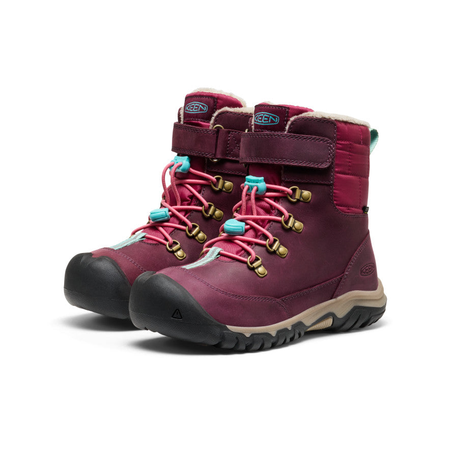 Big Kids' Kanibou Waterproof Winter Boot Fig/Pink Lemonade / Keen Online