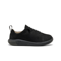Little Kids' KNX Leather Sneaker Triple Black / Keen Sale