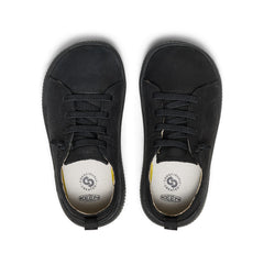 Little Kids' KNX Leather Sneaker Triple Black / Keen Sale