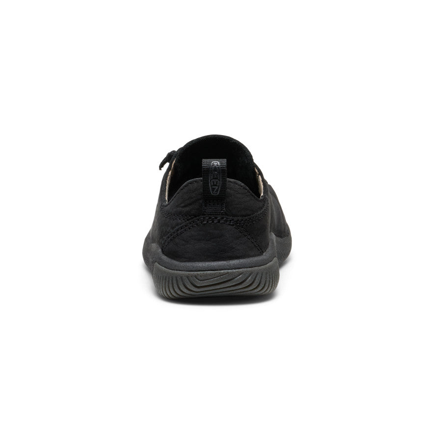 Little Kids' KNX Leather Sneaker Triple Black / Keen Sale