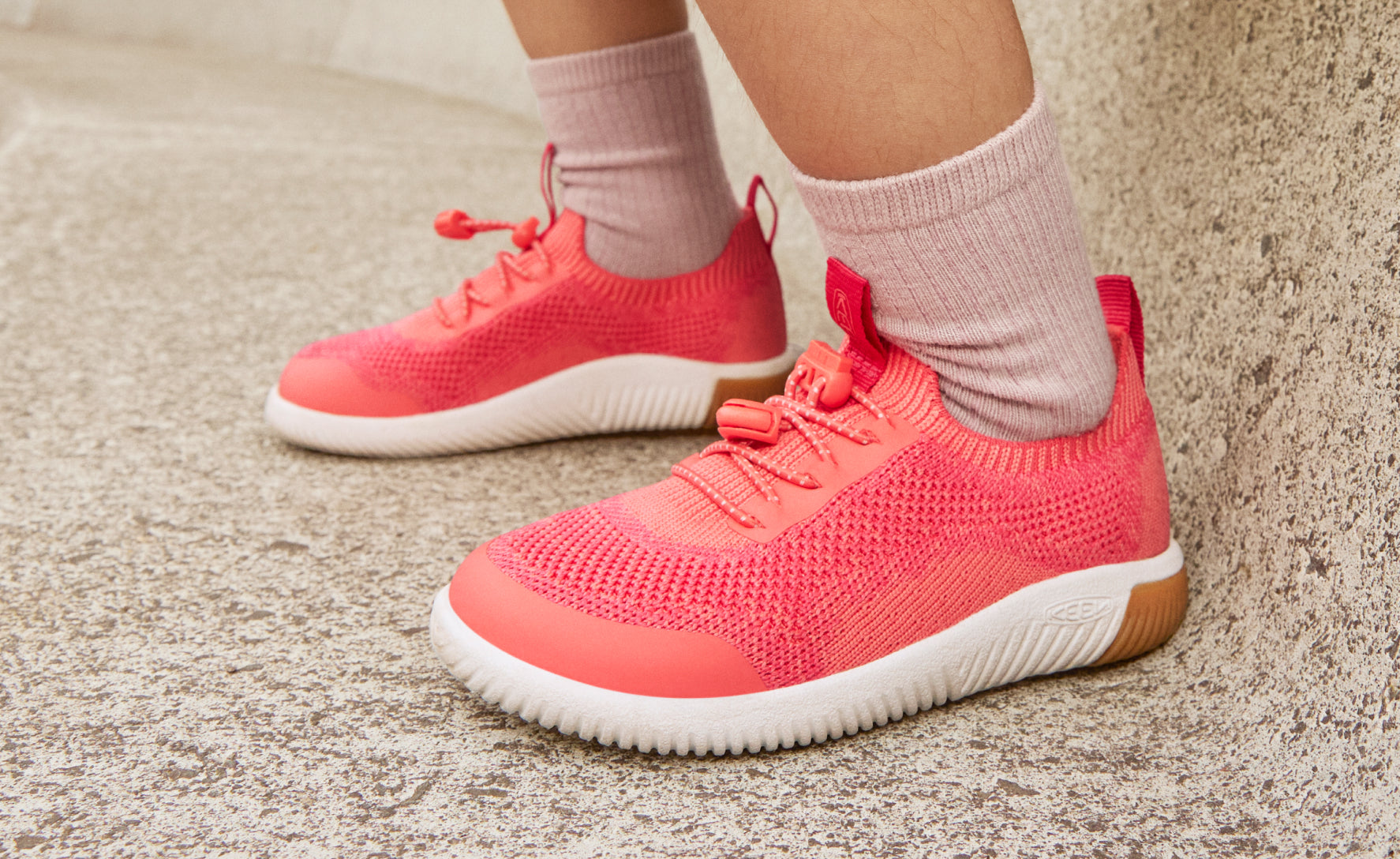 Big Kids' KNX Knit Sneaker Iguana/Evening Primrose / Keen Sale
