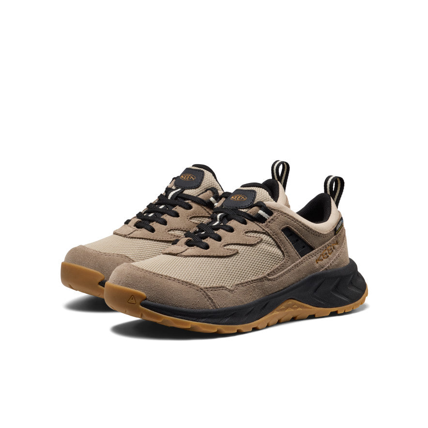 Big Kids' Hightrail Waterproof Hiking Shoe Brindle/Oak Buff / Keen Online