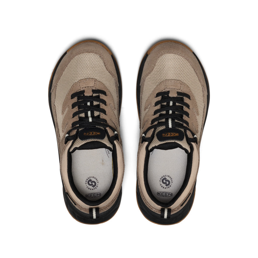Big Kids' Hightrail Waterproof Hiking Shoe Brindle/Oak Buff / Keen Online
