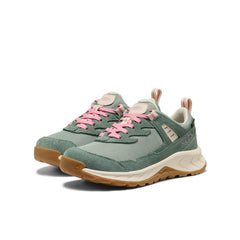 Big Kids' Hightrail Waterproof Hiking Shoe Lily Pad/Cashmere Rose / Keen Sale