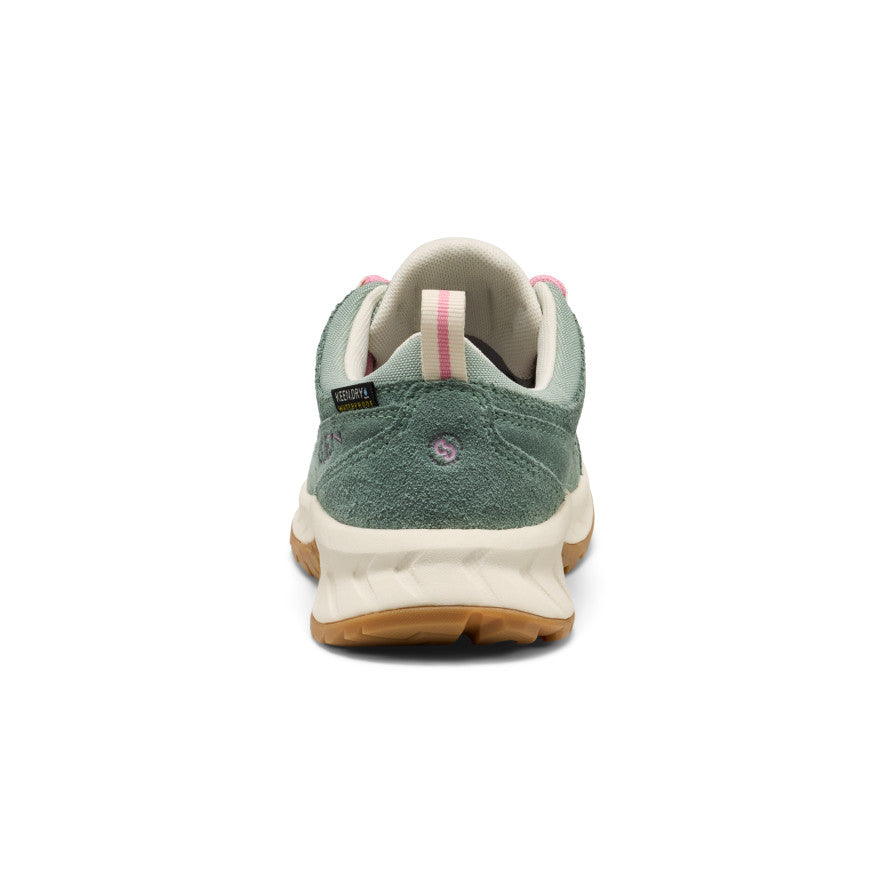Big Kids' Hightrail Waterproof Hiking Shoe Lily Pad/Cashmere Rose / Keen Sale