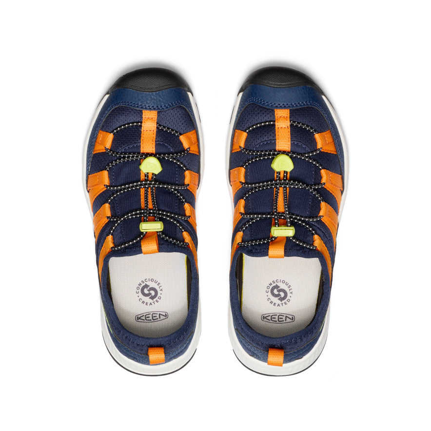 Big Kids' Motozoa Sneaker Naval Academy/Bright Marigold / Keen Online