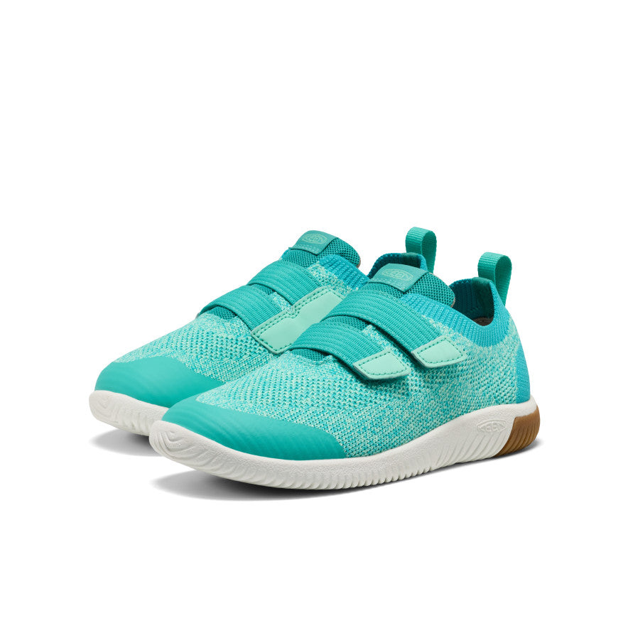Big Kids' KNX Knit Double Strap Bright Aqua/Cabbage / Keen Sale