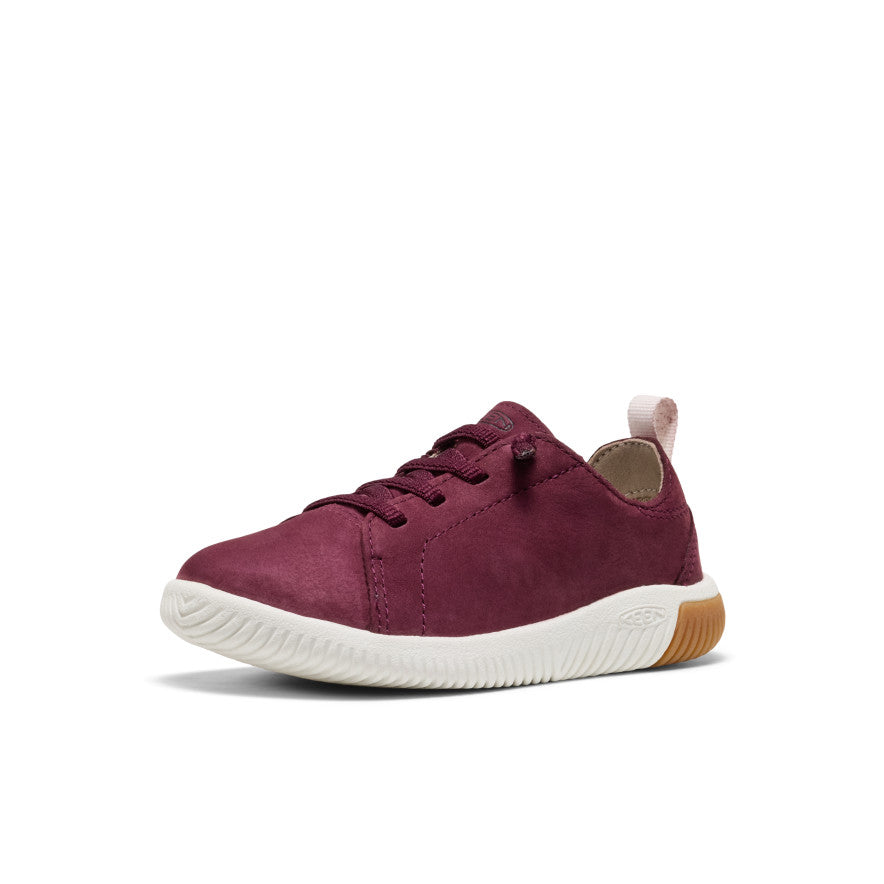 Little Kids' KNX Leather Sneaker Fig/Star White / Keen Sale