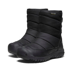 Big Kids' Puffrider Waterproof Winter Boot Black/Steel Grey / Keen Online