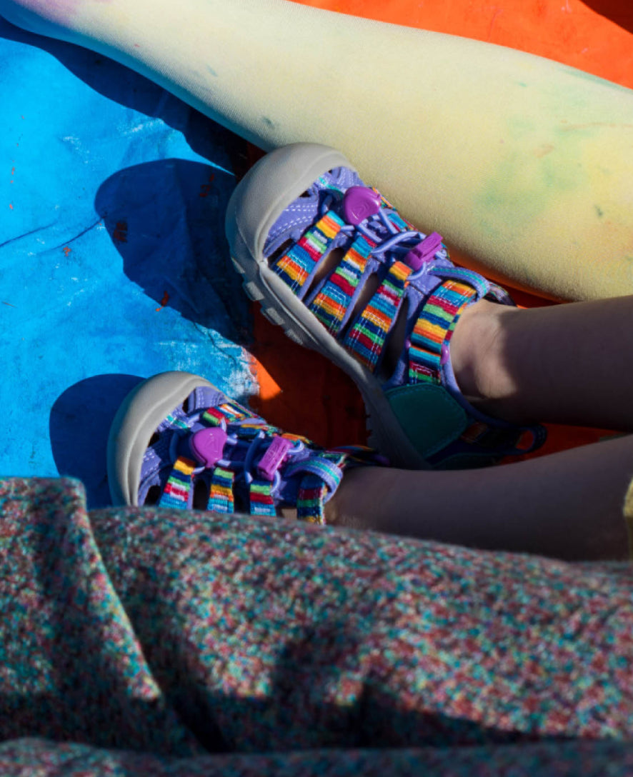 Big Kids' Newport H2 Sandal x Iro To Ikiru Wo Tukuru Fuku Iro To Ikiru Wo Tukuru Fuku / Keen Online