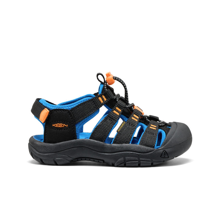 Little Kids' Newport Boundless Sandal Black/Precious Blue | Keen Discount