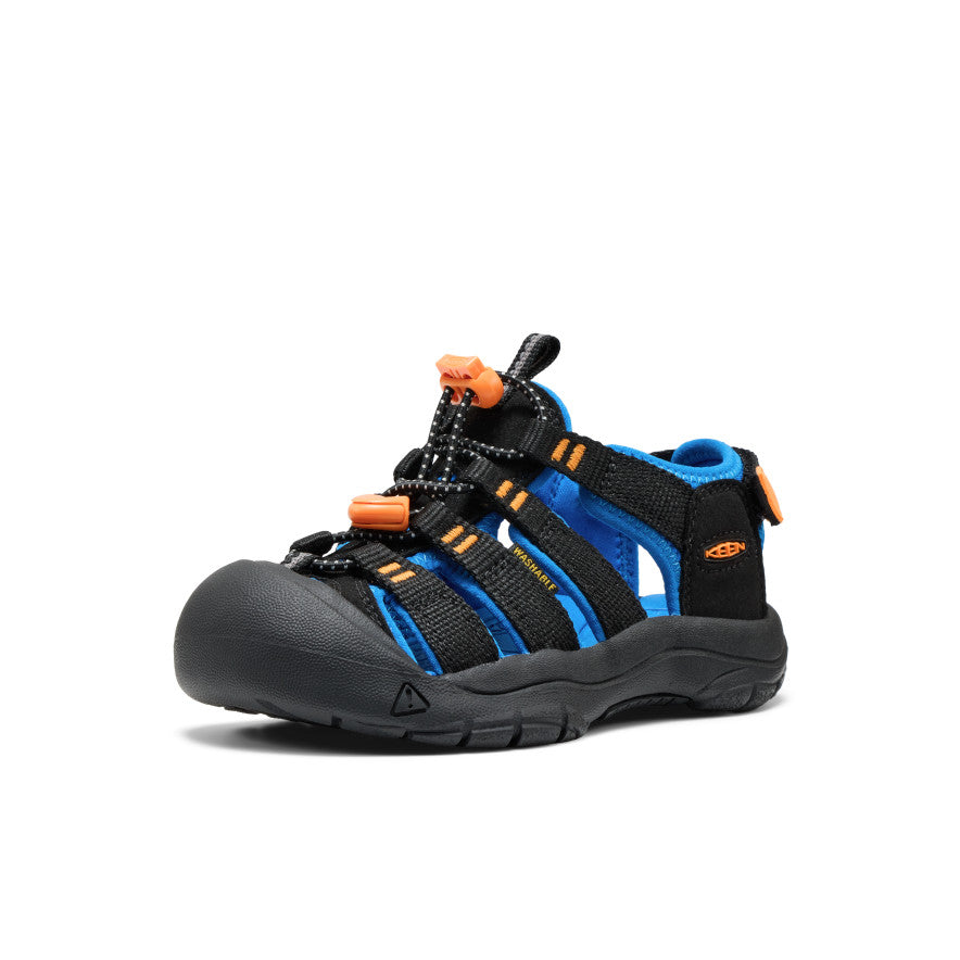 Little Kids' Newport Boundless Sandal Black/Precious Blue | Keen Discount